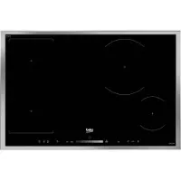 Beko HII 84500 FHTX - Induktionshäll - 4 kokplattor - Fördjupning - bredd: 75 cm - djup: 49 cm - med kanter i rostfritt stål