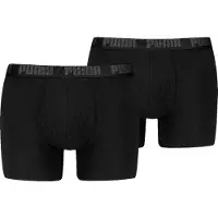 Puma Boxershorts - 2-pack - Everyday Basic - Svart/Phantom - - S - Small - Boxershorts