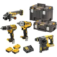DeWalt Verktygspaket DCK428P3T-QW; 18 V; 330 ft-lbs; 3x5,0 Ah batt.
