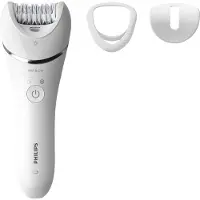 Philips Epilator Series 8000 BRE700/00 / våt- och torr epilator / sladdlös epilator med 32 pincetter