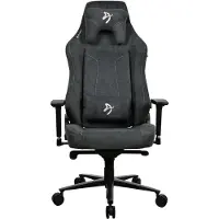 AROZZI Vernazza Extra Large - Stol - ergonomisk - armstöd - T-formad - lutning - svängtapp - metall, aluminium, mjukt tyg - mörkgrå