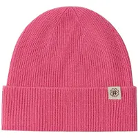 GOBI Cashmere Mössa 'Unisex Cashmere Rib Knit Beanie' mörkrosa