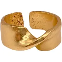 Les Reines Ring 'Golden Arc Ring' guld