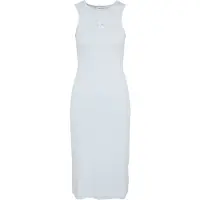 Calvin Klein Ribbed Cotton Midi Tank Dress