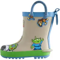 Next Gummistövel 'Toy Story' beige / blå / grön / svart