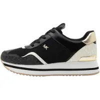Michael Kors Låg sneaker 'RAINA' elfenben / mörkbeige / guld / svart
