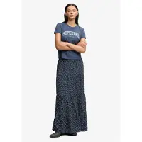 Superdry Woven Tiered Maxi Lång Kjol