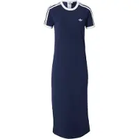 Adidas Originals Klänning '3-Stripes Dress' blå / vit