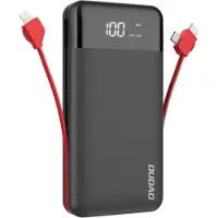 Dudao K1Pro powerbank 20000mAh 15Watt 4xcables sortering