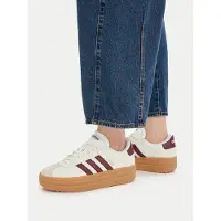Adidas Låg sneaker 'VL COURT BOLD' bordeaux / vit