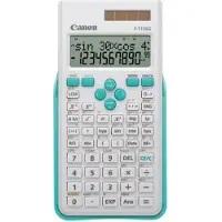 Canon F-715SG - Vetenskaplig kalkylator - 10 siffror + 2 exponenter - solcellspanel, batteri - vitt med blått