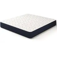 11.11 SRLS Hypoallergenisk Waterfoam-madrass, 10 cm | Fyllning av vadd och överdrag i ventilerande 3D-tyg, allergivänligt och svampdödande 140 x 190 cm vit
