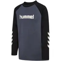 Hummel Tröja - HmlJR Logo - Ombre Blue - - 9-10 år (134-140) - Tröja