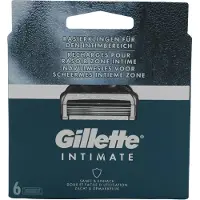 Gillette INTIMATE, Män, , Gjuten aluminium, Svart, 6 styck