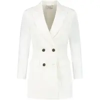 Vulto Kavaj 'White Linen Jacket' vit