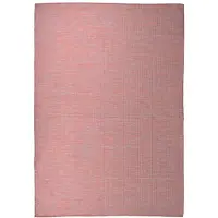 vidaXL Utomhusmatta plattvävd 160x230 cm röd