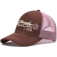 Ed Hardy Keps brun / rosa / off-white