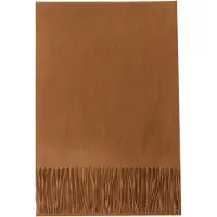 GOBI Cashmere Halsduk 'Unisex Cashmere Fringed Scarf' sepia