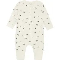 Minymo Onesie l/ä - Viskos - Niagara Mist m. Planeterna - - 68 - Onesie