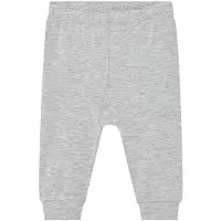 Minymo Byxor - Viskos - Grey Melange - - 1 år (80) - Byxor - Bomull