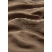 Borg Living Kuddfodral 70x100 cm - 100% bomullssatin - Gavelkudde - Klassiska ockrafärgade ränder