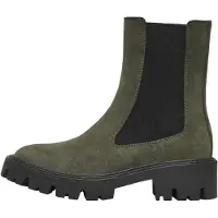 ONLY Chelsea boots 'ONLBETTY' choklad / grön