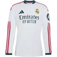 Adidas Real Madrid Hemmatröja 2026/27 Authentic Långärmad - , storlek Medium