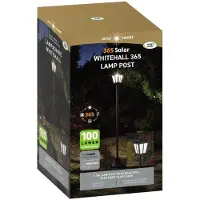 SMART GARDEN Solcellslampa dekoration Whitehall 365, dimbar, Svart, Metall, Modern, Solcellslampa