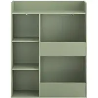 SoBuy Barnbokhylla Montessori Grön 80x104cm