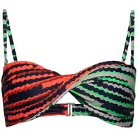 Superdry Vintage Mix Bandeau Bikinitopp