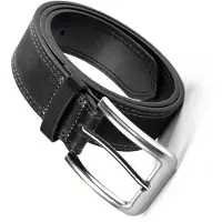INF Stilrent Läderbälte - 120cm Black