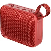 QCY SP2 IP67 Bluetooth-högtalare med RGB-bakgrundsbelysning och stereoläge – röd