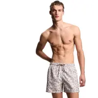 Emporio Armani för män. EM000583_AF20440 Heltäckande rosa baddräkt (S), Strandkläder, Polyester