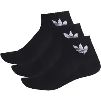 Adidas Originals Sockor 'Mid Crew 3 Pairs' svart / vit