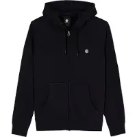 Element Icon Embroidery Hoodie med Dragkedja flint black Storlek M