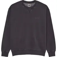Element - Sweatshirts - Lowcase Pigment Crew Off Black för UnisexBomull - Storlek XL - Svart