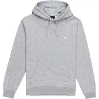 Element - Sweatshirts - Icon Embroidery Hooded Sweatshirt Mid Grey Heather för UnisexBomull - Storlek M - Grå