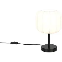 TRIO Japandi Bordslampa Svart med Vit - Madleine