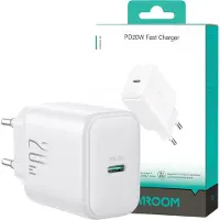 JOYROOM laddare JR-TCF24 nätansluten USB-C PD 30W QC SFC - vit