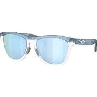 Oakley - Solglasögon - Frogskins Range XL Trans Stonewash/Prizm Deep Water Polarized för UnisexUll - Grå