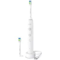 Philips 4100 series 4100 HX4042/41 Laddningsbar tandborste, Vuxen, Ultraljudstandborste, Gum omsorg, 31000 rörelser per minut, Vit, 2 min, 4 x 30 sec