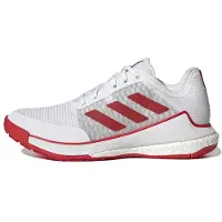 Adidas Crazyflight Vit Livlig Röd Dam Sneakers Molnvit GY9269 45⅓