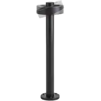 LUCANDE LED-väglampa Nirella, 60 cm, svart, CCT, IP65 Nirella, Svart, Metall, Modern