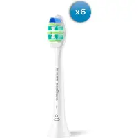 Philips I InterCare HX9006/87 6-pack borsthuvuden, 6 styck, Vit, 3 månad (er), Medium, , Sonicare
