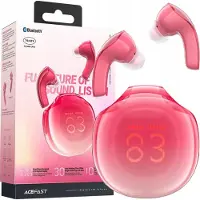 Acefast T9 Bluetooth 5.3 trådlösa in-ear hörlurar - röd