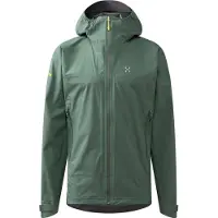 Haglöfs - Vandringskläder - L.I.M Airak 2,5L Jacket M Chlorophyll Green för Unisex - Storlek XL - Grön