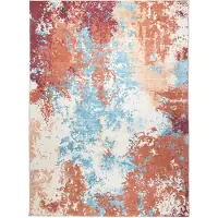 FRAAI Modern matta | Sarge flerfärgad hos Volero | 230x330 cm | Polyester | Abstrakt | Rektangulär | Plattvävd