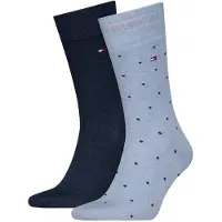 Tommy Hilfiger 2 Pack Flag Polka Dot Socks