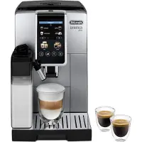 De'Longhi Dinamica Plus ECAM380.85.SB - Automatisk kaffekokare med mjölkskummare - 15 bar - silver/svart