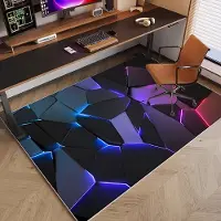 24.Se Matta för gamingrummet 80x120cm / gamingmatta / golvmatta gaming / stolsmatta